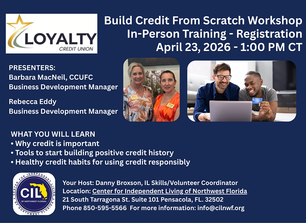 What do renting an apartment, getting a job offer, and car insurance rates all have in common? Your credit history could impact every one of these things (and more)! Credit is important for more than just getting a loan, although it impacts that too. If you know you need to build credit and aren’t sure how to do so without going into debt, this workshop will provide guidance and tools to start you down the path to building positive credit history. Whether you have never had any credit history or are looking to rebuild credit after an extended period without, this workshop will cover why it is important to build positive credit history and how to do so responsibly.  Apr 23, 2026 1:00 PM Central Time